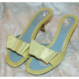 Lambertson Truex Womens Leather Bow 36.5 US 6.5